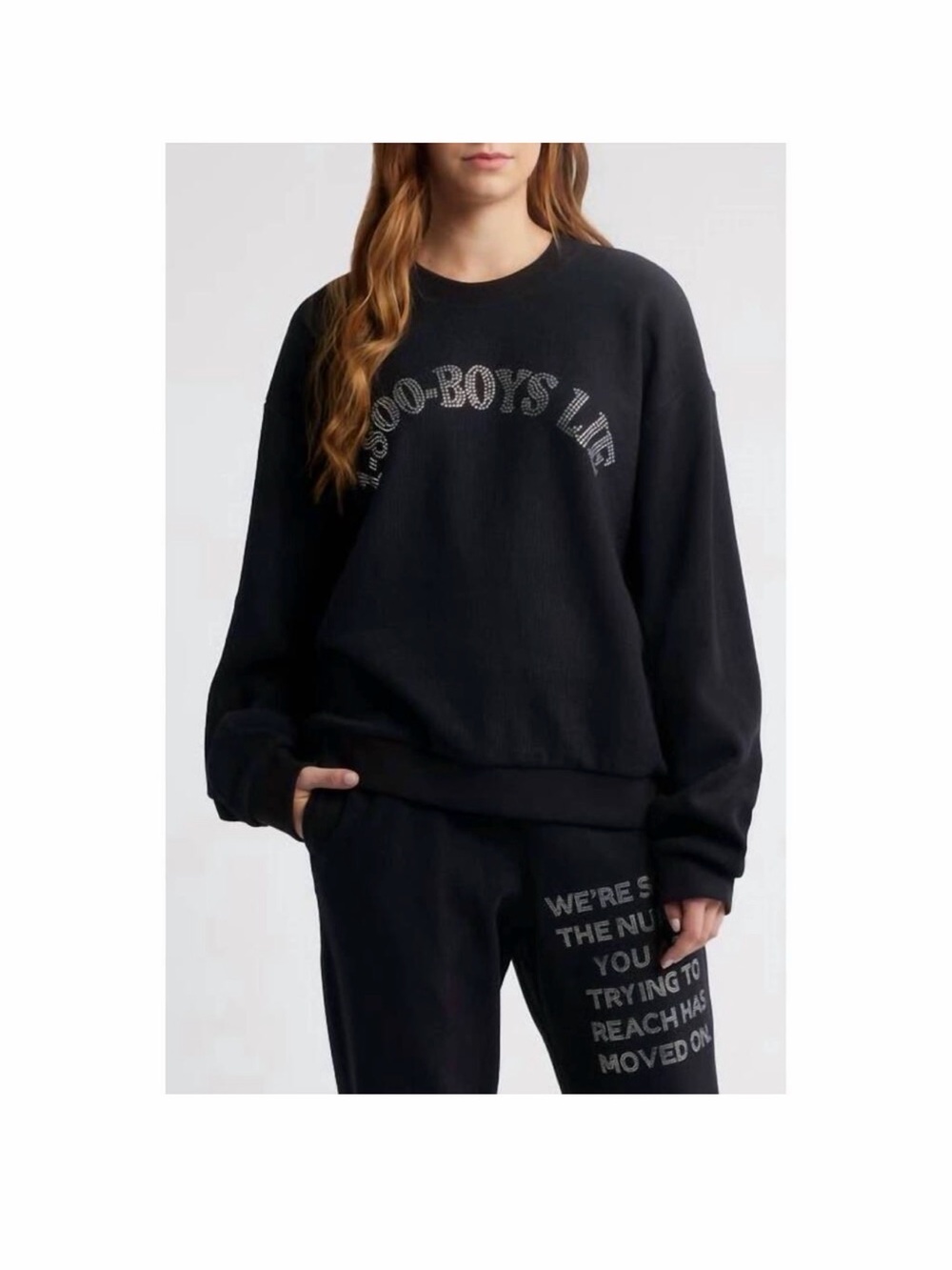 1-800 Boys Lie Bling Crew Neck XS/S NWT